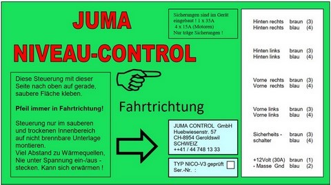 JuUMA Niveau Control